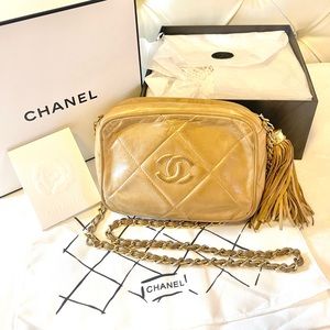 Vintage Chanel Tassel Camera Bag